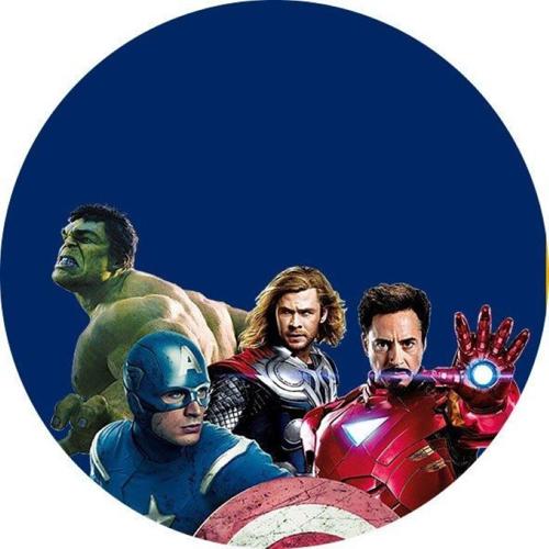 OPŁATEK NA TORT HULK IRON MAN THOR