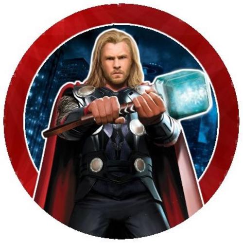 OPŁATEK NA TORT THOR BOHATER AVENGERS