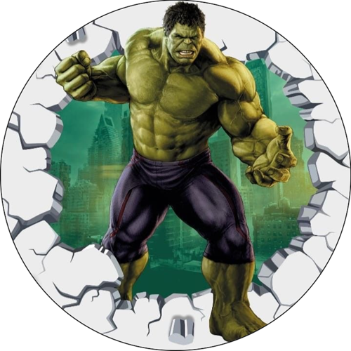 OPŁATEK NA TORT HULK BOHATER