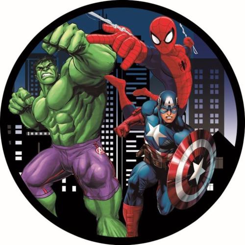 OPŁATEK NA TORT HULK SPIDERMAN POSTAĆ BOHATER