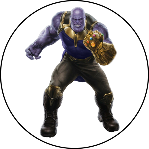OPŁATEK NA TORT URODZINY THANOS POSTAĆ