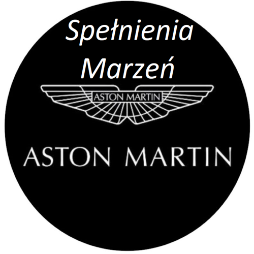 OPŁATEK NA TORT ASTON MARTIN AUTO LOGO