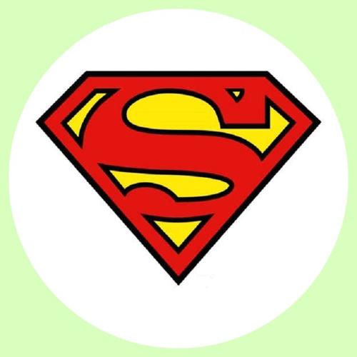 OPŁATEK NA TORT SUPERMAN LOGO ZNAK