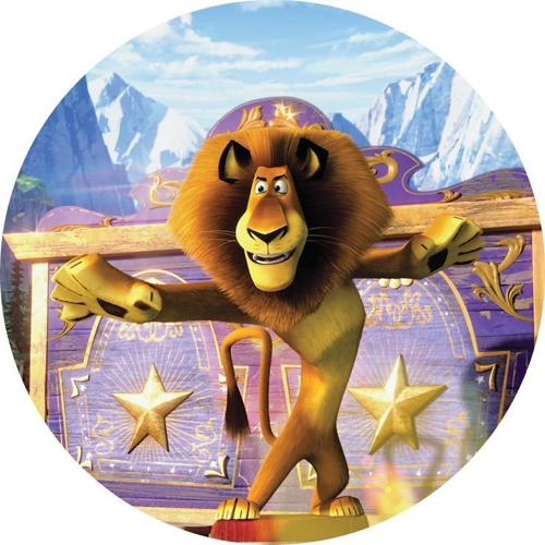 OPŁATEK NA TORT MADAGASKAR LEW ALEX