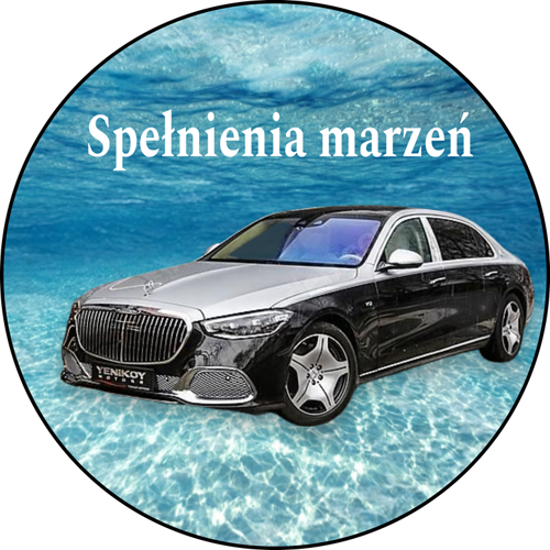 OPŁATEK NA TORT MERCEDES MAYBACH