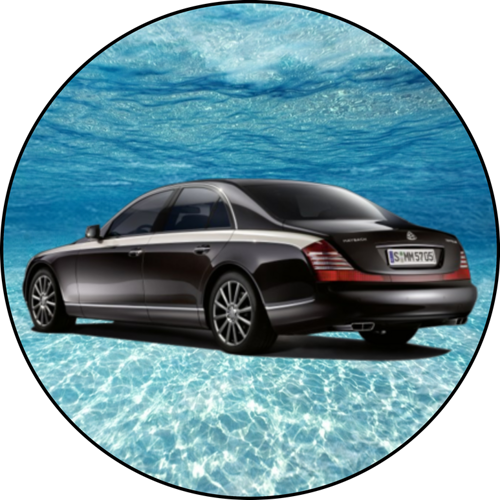 OPŁATEK NA TORT MERCEDES MAYBACH AUTO S-KLASA