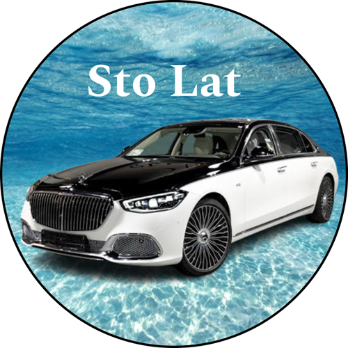 OPŁATEK NA TORT URODZINY MERCEDES MAYBACH