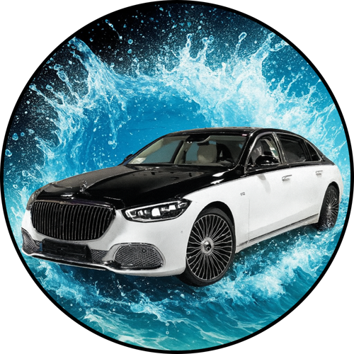 OPŁATEK NA TORT URODZINY MERCEDES MAYBACH ESKA