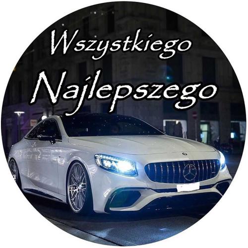 OPŁATEK NA TORT MERCEDES COUPE AUTO