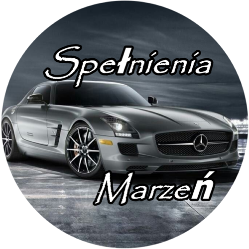 OPŁATEK NA TORT MERCEDES GT SAMOCHÓD