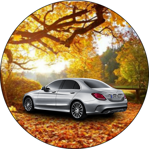 OPŁATEK NA TORT MERCEDES W213 AUTO