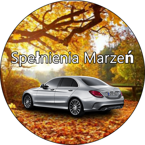 OPŁATEK NA TORT MERCEDES W213 AUTO
