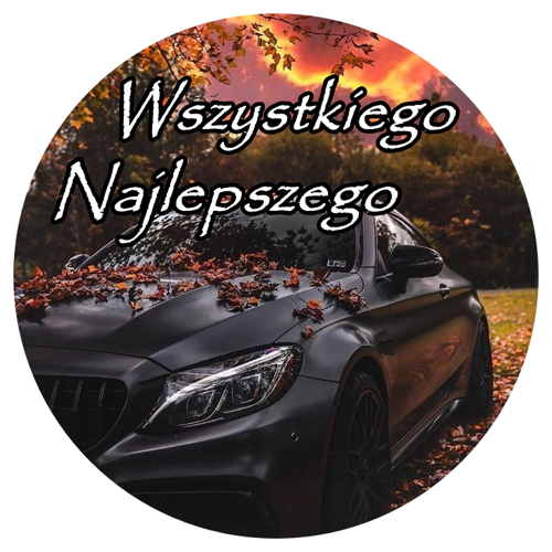 OPŁATEK NA TORT MERCEDES CLS AUTO