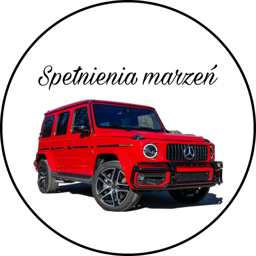 OPŁATEK NA TORT MERCEDES AUTO TERENÓWKA