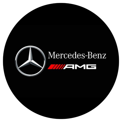 OPŁATEK NA TORT MERCEDES AUTO LOGO AMG