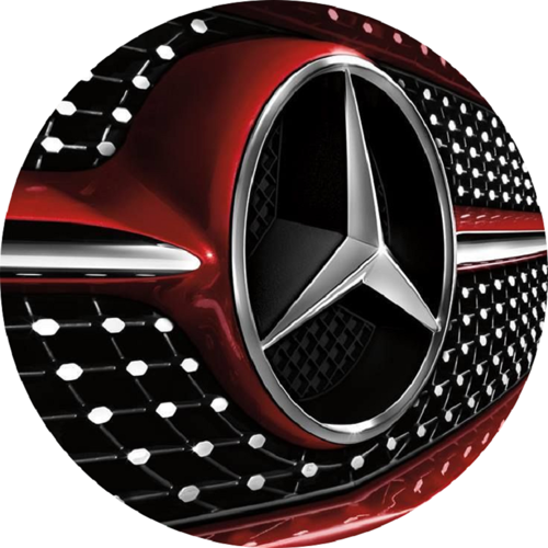 OPŁATEK NA TORT MERCEDES AUTO LOGO GRILL