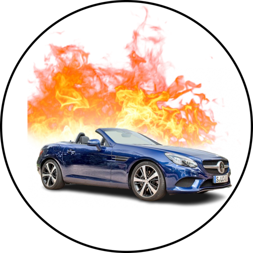 OPŁATEK NA TORT MERCEDES SLK AUTO CABRIO