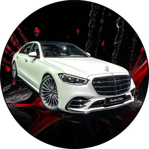 OPŁATEK NA TORT MERCEDES W223 AUTO SAMOCHÓD