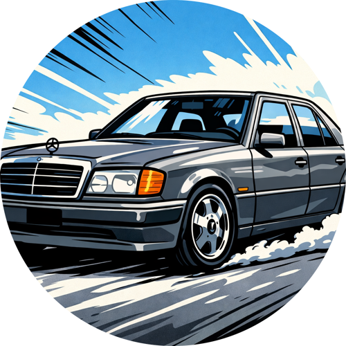 OPŁATEK NA TORT MERCEDES W124 SAMOCHÓD AUTO