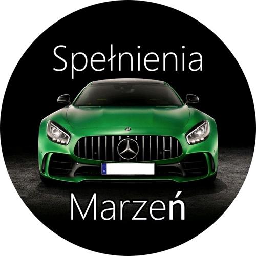 OPŁATEK NA TORT MERCEDES BRYKA COUPE