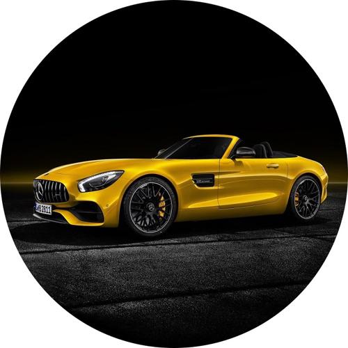 OPŁATEK NA TORT MERCEDES AUTO CABRIO