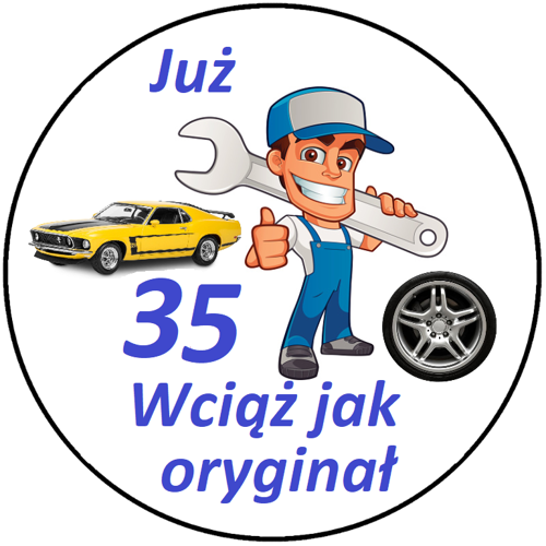 OPŁATEK NA TORT URODZINY MECHANIK POSTAĆ