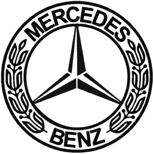 OPŁATEK NA TORT MERCEDES AUTO LOGO