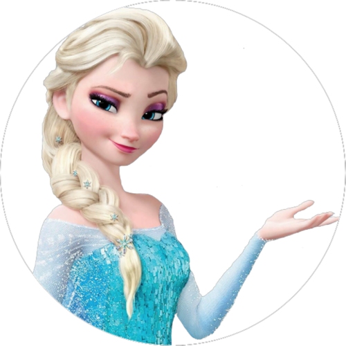 OPŁATEK NA TORT URODZINY ELSA KRAINA LODU FROZEN