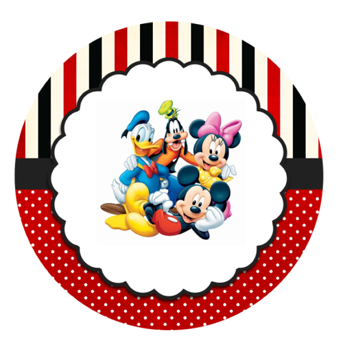 OPŁATEK NA TORT MYSZKA MIKI MINI GOOFY