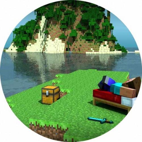 OPŁATEK NA TORT MINECRAFT PIXEL