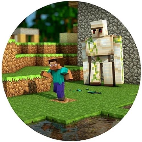 OPŁATEK NA TORT MINECRAFT GRA PIXEL