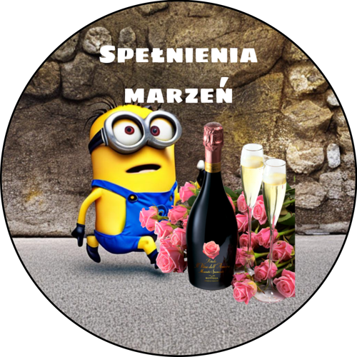 OPŁATEK NA TORT MINION POSTAĆ