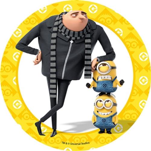 OPŁATEK NA TORT MINIONKI GRU DRU