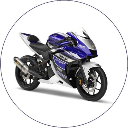 OPŁATEK NA TORT MOTOR YAMAHA KAWASAKI