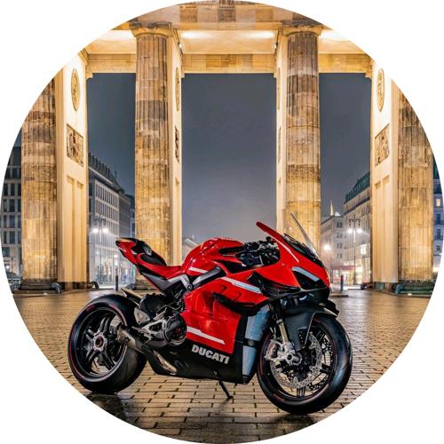 OPŁATEK NA TORT URODZINY MOTOR DUCATI