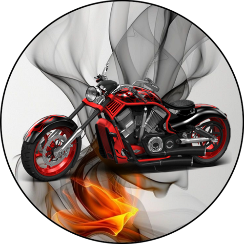 OPŁATEK NA TORT MOTOR HARLEY WSK