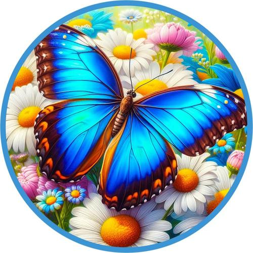 OPŁATEK NA TORT MOTYL MOTYLE OWAD