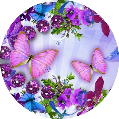OPŁATEK NA TORT MOTYLKI MOTYL MOTYLE