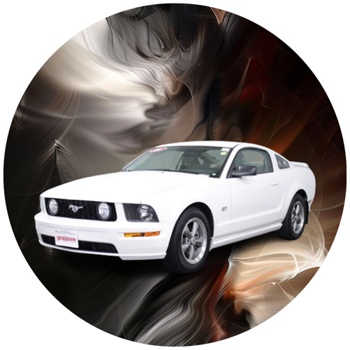 OPŁATEK NA TORT URODZINY MUSTANG SAMOCHÓD