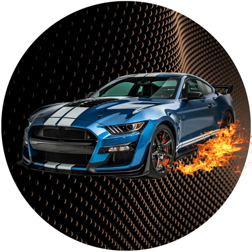 OPŁATEK NA TORT FORD MUSTANG AUTO