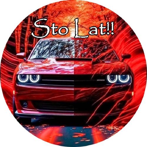 OPŁATEK NA TORT URODZINY DODGE