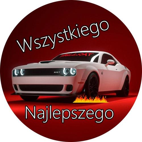 OPŁATEK NA TORT DODGE CHALLENGER AUTO