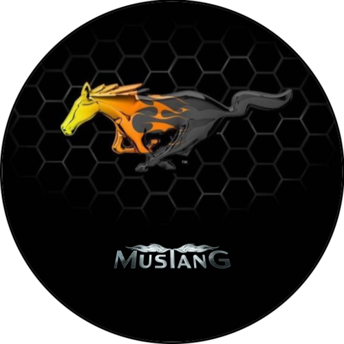 OPŁATEK NA TORT MUSTANG AUTO LOGO