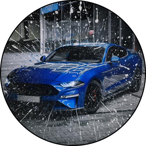 OPŁATEK NA TORT FORD MUSTANG BRYKA