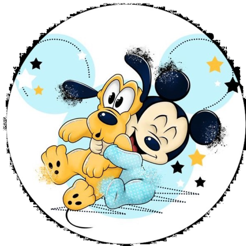 OPŁATEK NA TORT URODZINY ROCZEK MINI PLUTO