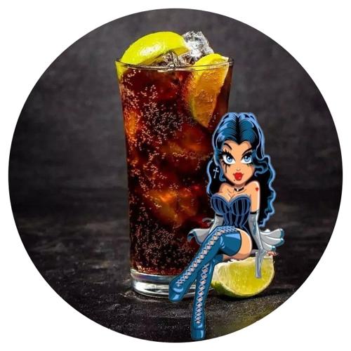 OPŁATEK NA TORT KOBIETA POSTAĆ DRINK