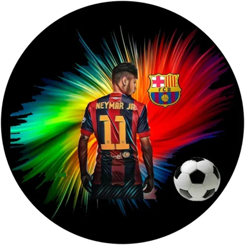 OPŁATEK NA TORT NEYMAR PIŁKA NOŻNA
