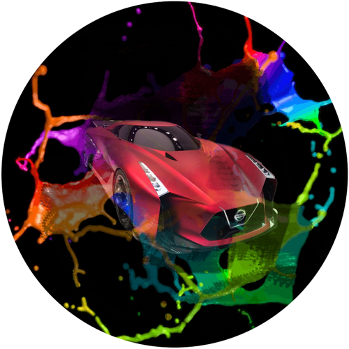OPŁATEK NA TORT NISSAN GTR AUTO SAMOCHÓD