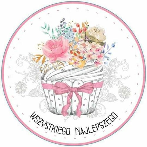 OPŁATEK NA TORT URODZINY BABECZKA MUFFINKA