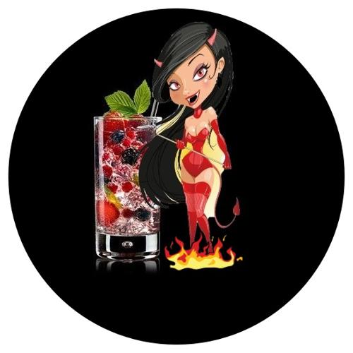 OPŁATEK NA TORT URODZINY PIEKIELNY DRINK 2 OPŁATEK NA TORT URODZINY PIEKIELNY DRINK - obrazek 2